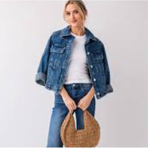 We the free jade denim jacket size medium - Picture 5 of 13